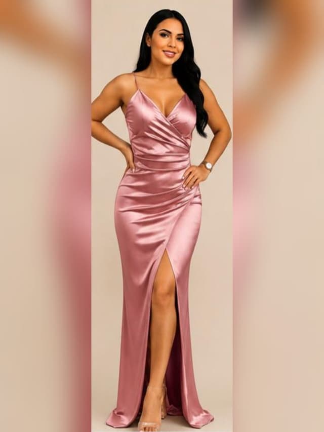 Vestido largo Liliana, vestidos de gala en El Baúl de la Moda, Jamundí